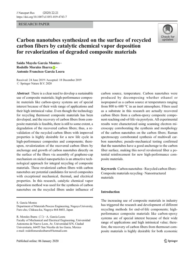 Saida Et al-2020-CNTs Synthesized On The Surface of Recycledcarbon ...