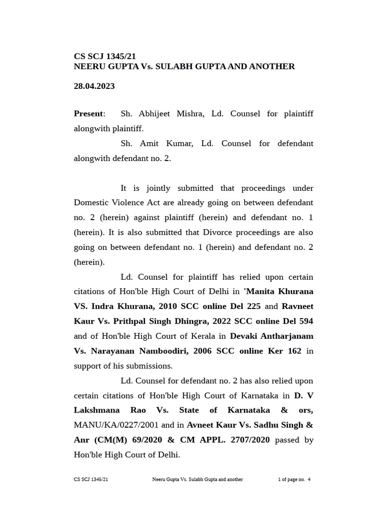 DC Order 28-04-2023 DLNW030018692021 16 1345 2021 26 5 3 DistrictCourt ...