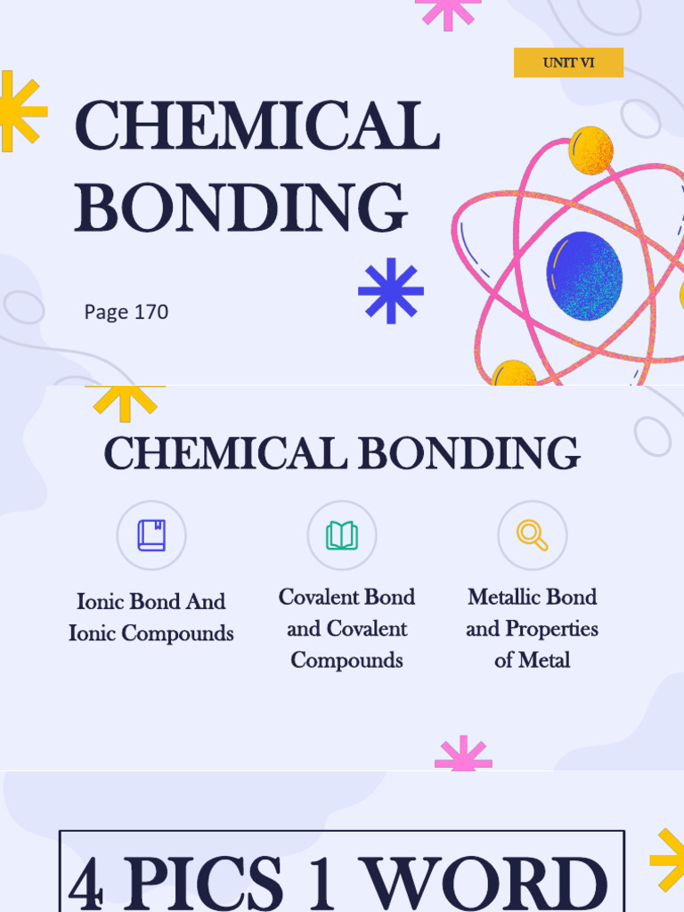 Types of Chemical Bonds Explained | PDF | Chemical Compounds | Ionic ...