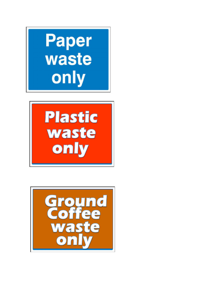 Trash Can Label | PDF