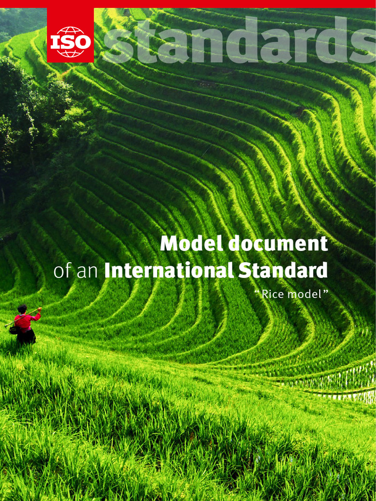 ISO Model Document for Rice Standards | PDF | International ...
