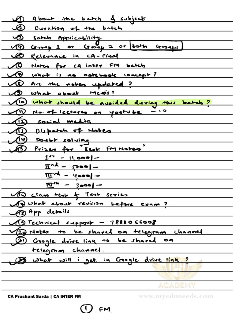 FM Handwritten Notes 5 | PDF | Liability (Financial Accounting) | Business