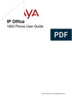 IP Office: 1603 Phone User Guide