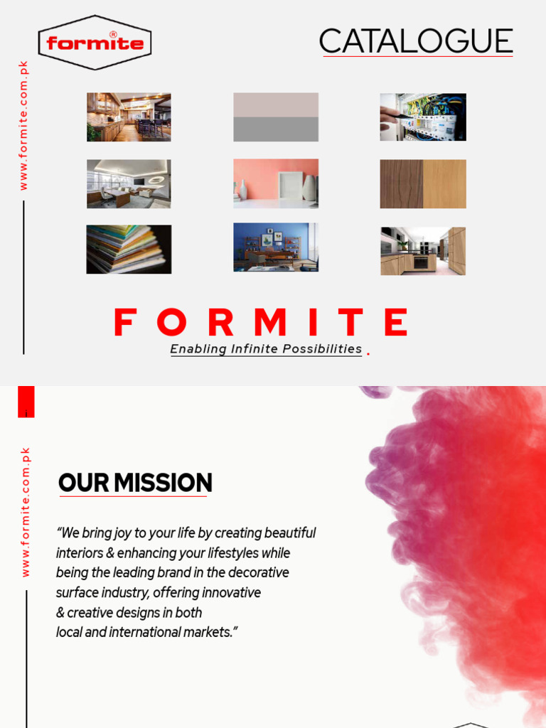 Formite Melamite Laminates Catalogue | PDF | Insulator (Electricity ...