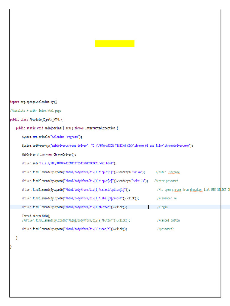 Day - 4 - Dynamic Xpath, CSS | PDF