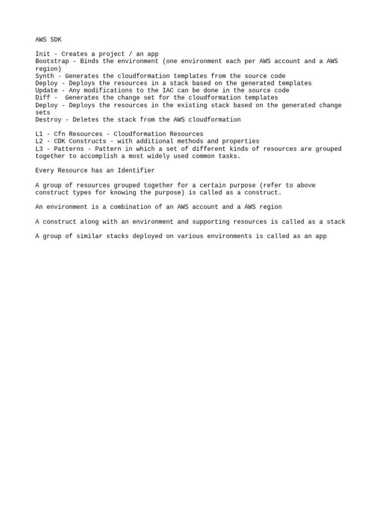 AWS SDK | PDF