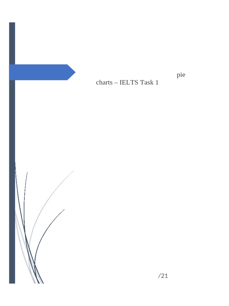 IELTS Writing task 1 - Pie chart practice | PDF