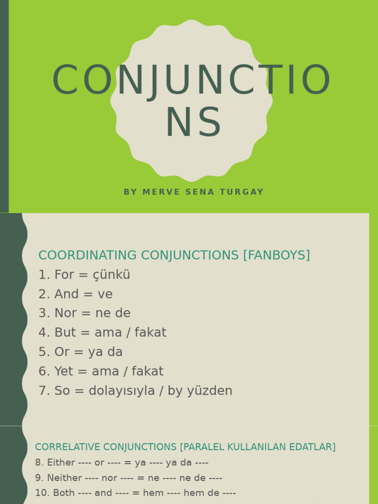 CONJUNCTIONS New. | PDF