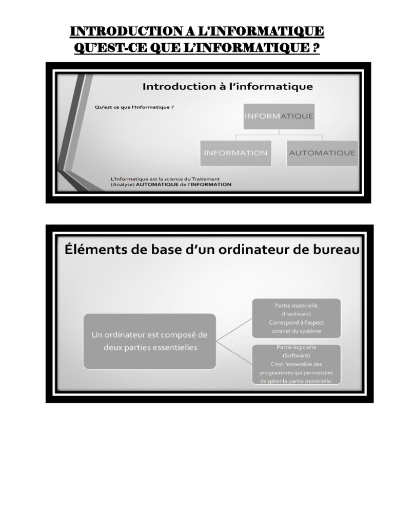 Introduction à l'interface Windows | PDF | Interface graphique ...