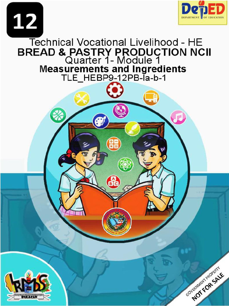 Grade 12 Bread & Pastry Production Module | PDF | Chocolate | Flour