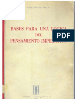 Cayetano Betancur Bases Para Una Logica Del to Imperativo 1968