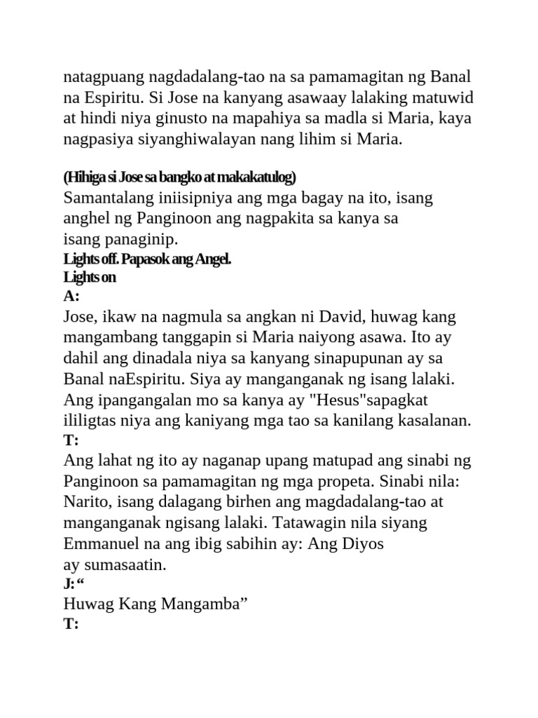 Group 1 Script | PDF