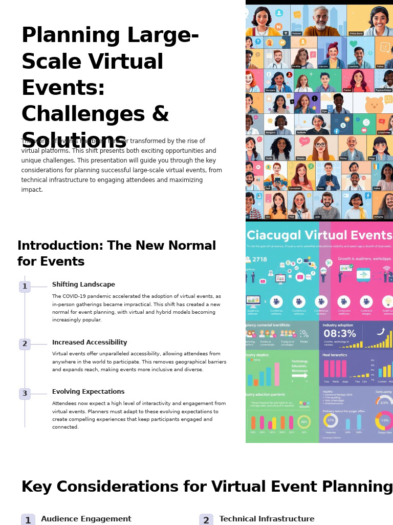 Planning Large Scale Virtual Events Challenges and Solutions | PDF ...