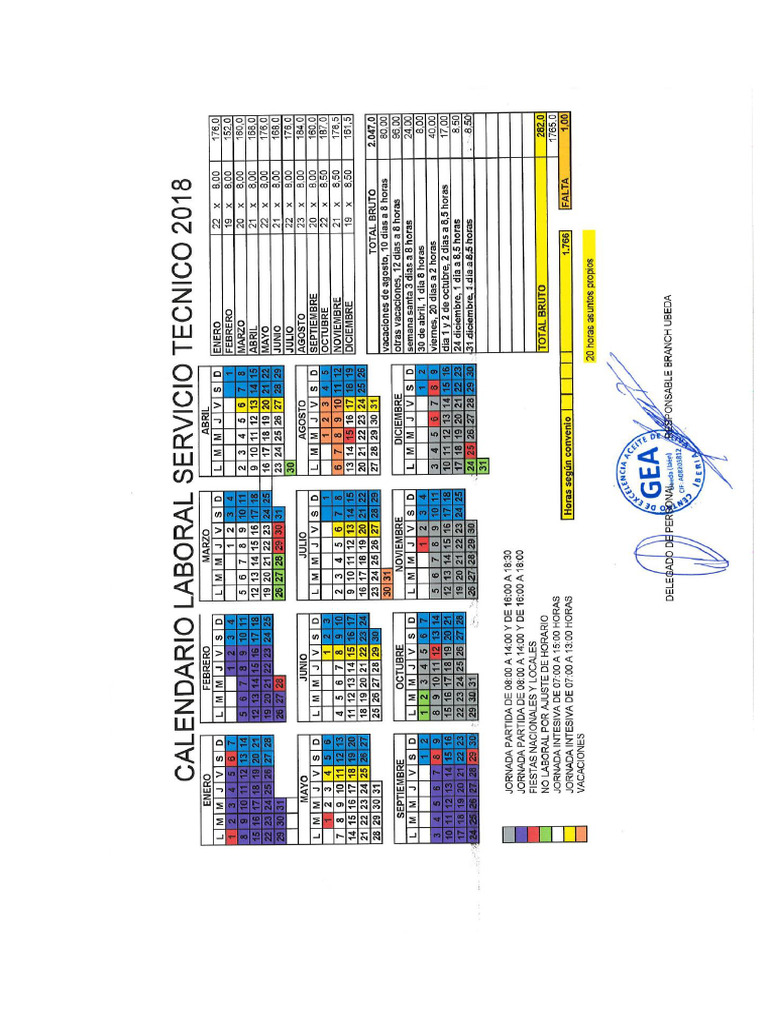 Calendario ASS 2018 | PDF
