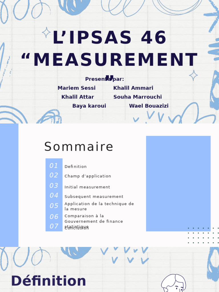 IPSAS 46 : Mesures et définitions clés | PDF | Marché (Économie ...