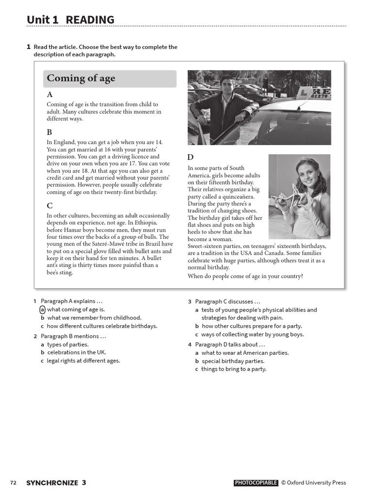Coming of Age Celebrations Worldwide | PDF