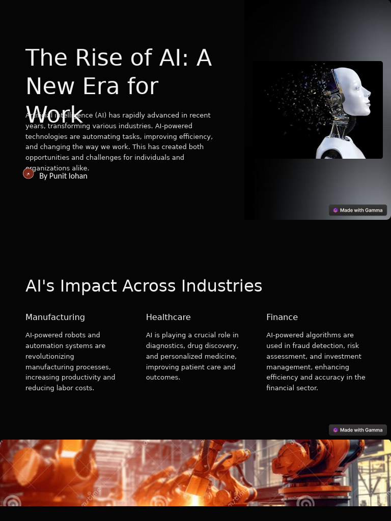 Presentation Pdf Artificial Intelligence Intelligence Ai