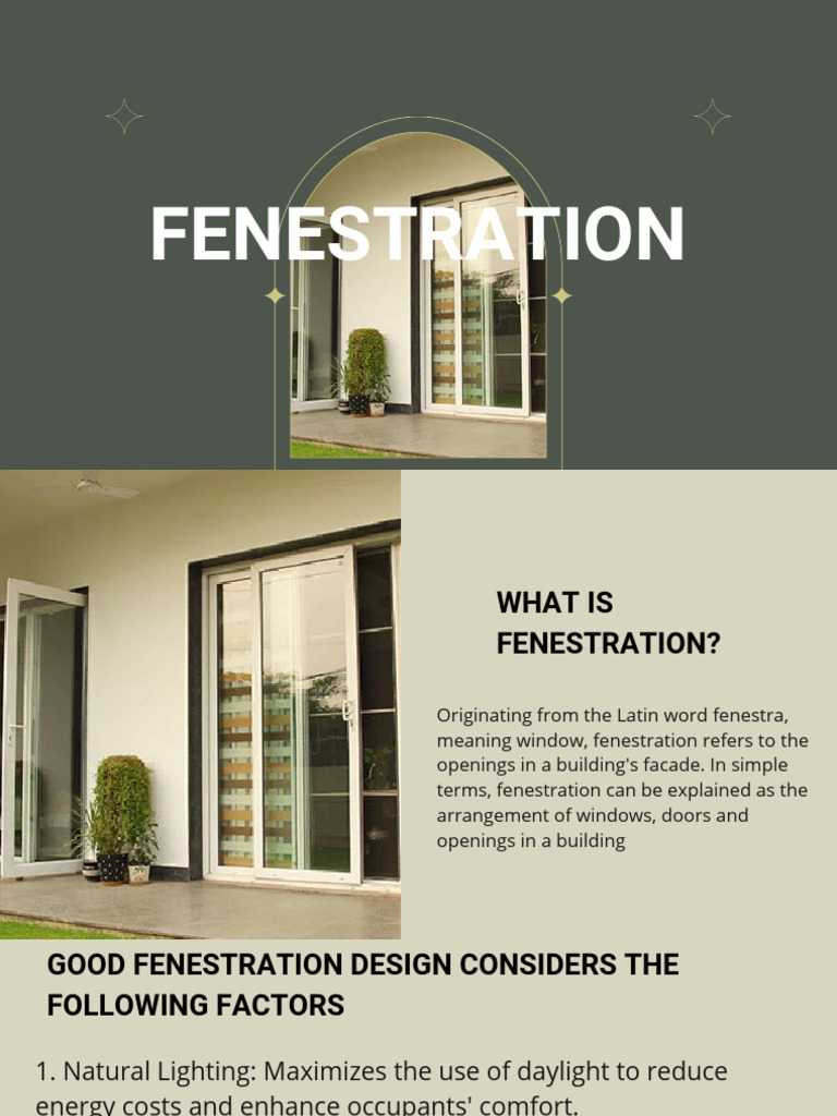 Understanding Fenestration Design | PDF | Window | Door