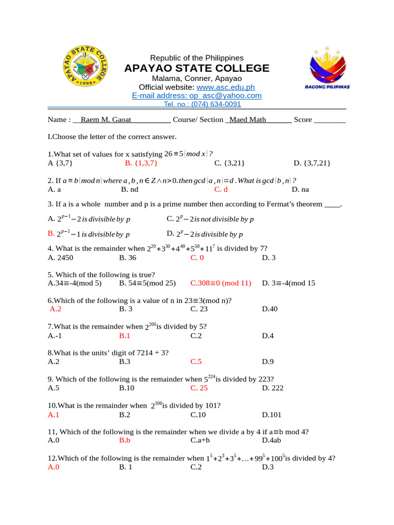 Final Exam | PDF | Abstract Algebra | Mathematics