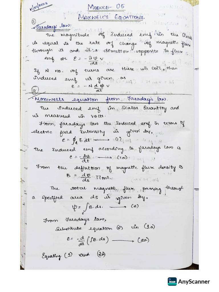 EMW MOD 5-Notes | PDF