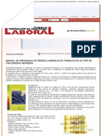 MANUAL DE PREVENCIóN DE RIESGOS LABORALES EN TRABAJOS EN ALTURA DE FRATERNID