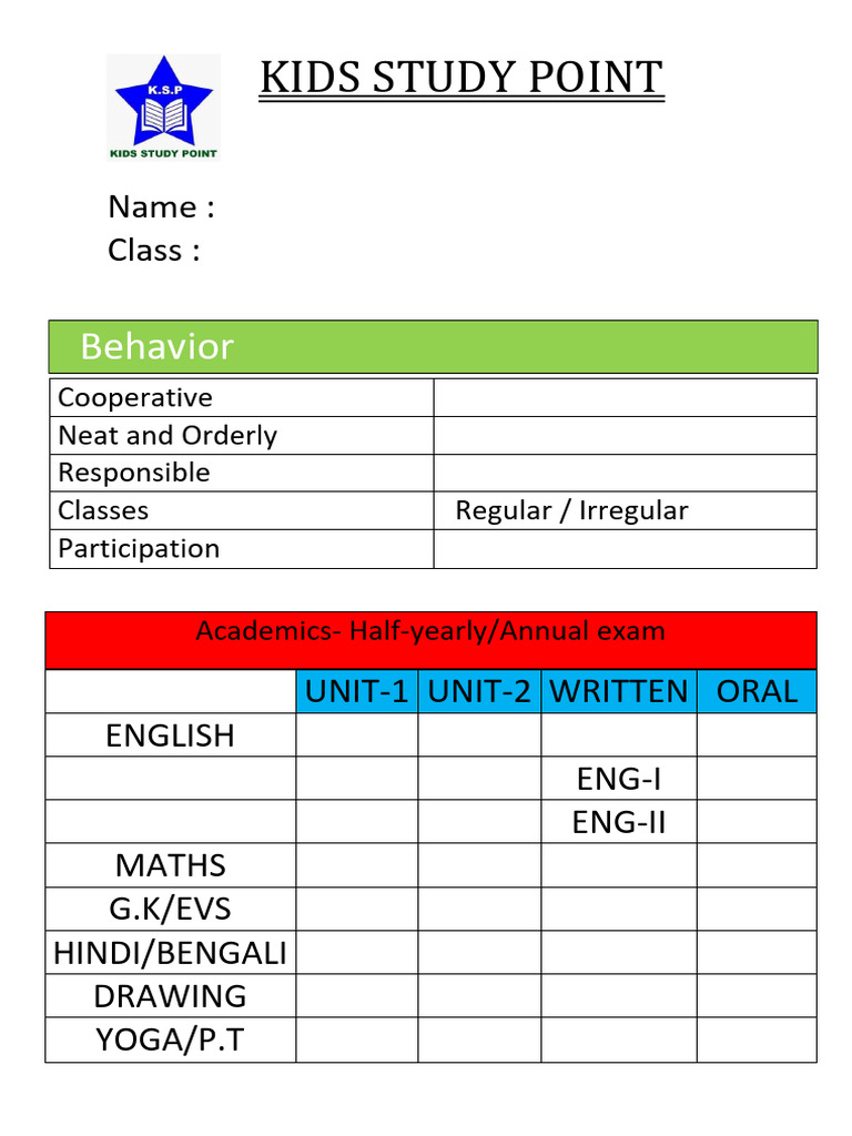 Kids Study Point | PDF