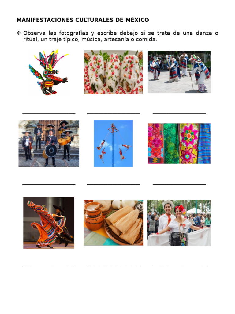 Manifestaciones Culturales en México | PDF