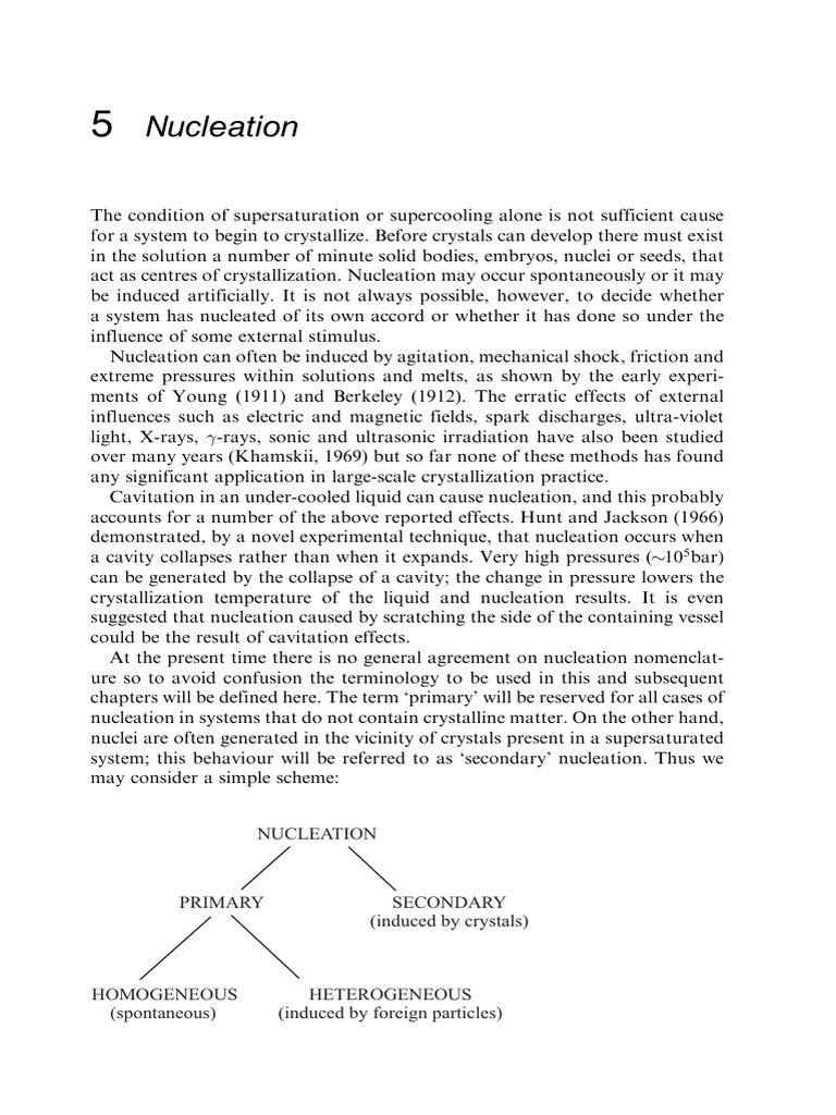Nucleation fundamental pdf nucleation crystallization