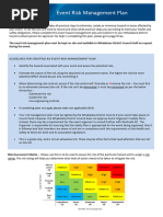 Football Risk Assessment Template | PDF | First Aid | Risk Assessment