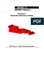 MasterCAM - V9 - Beginner F1 Tutorial