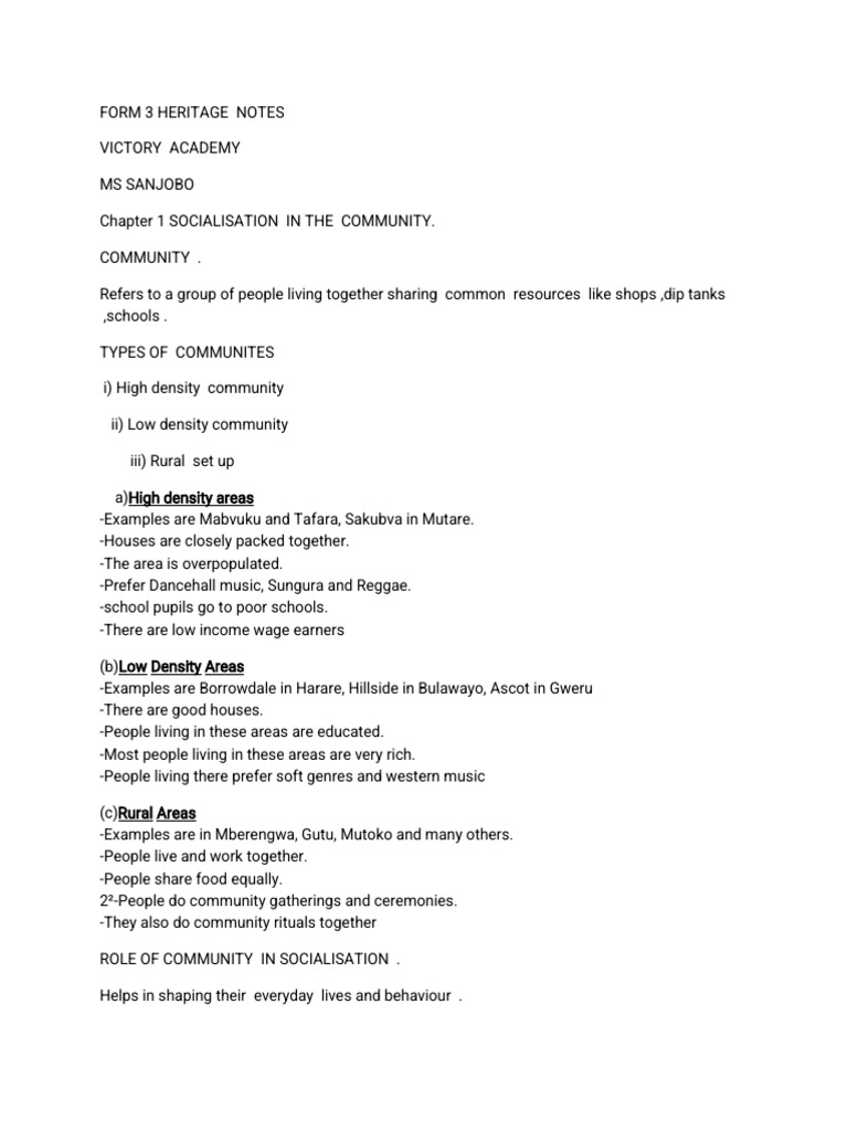 Form 3 heritage term one notes pdf