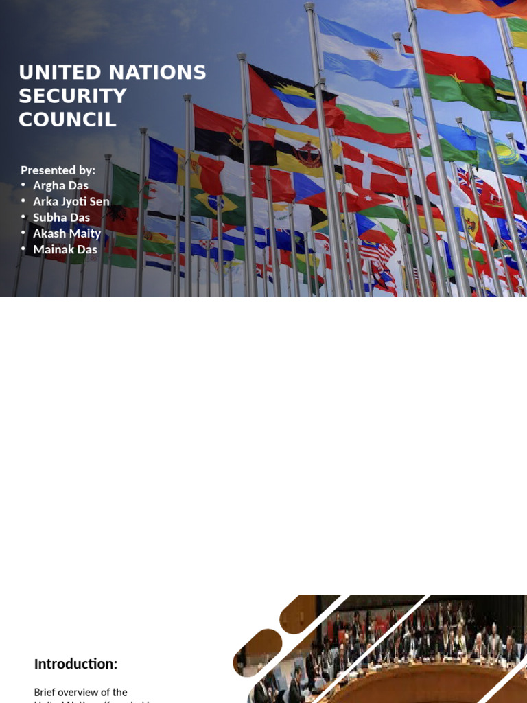 Overview of the UN Security Council | PDF