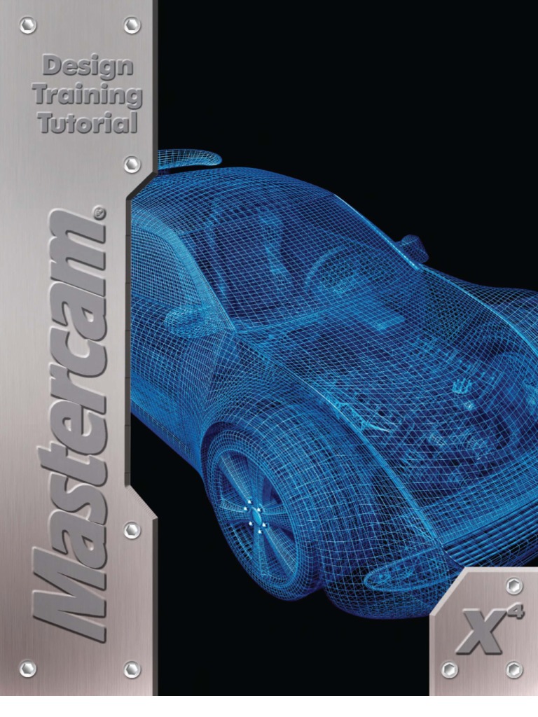 MasterCAM X4 Design Training Tutorial PDF Copyright Trademark