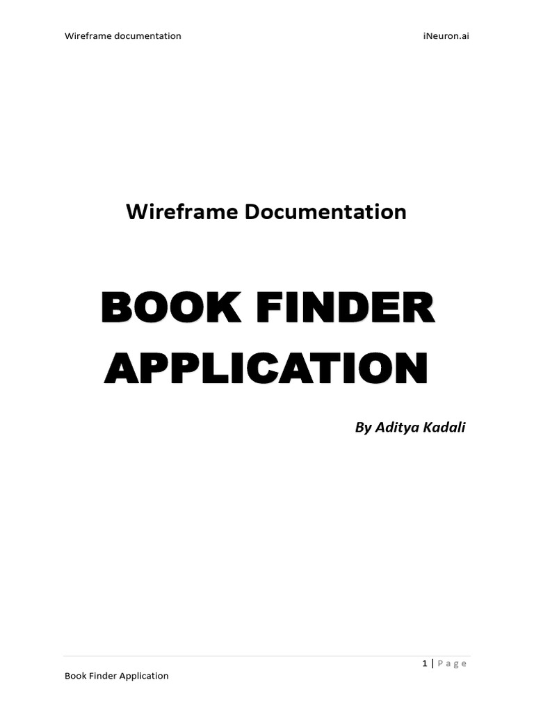 Wireframe documentation pdf finder software information technology