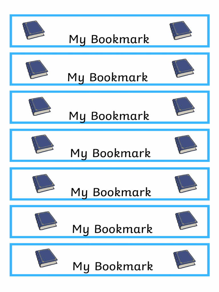 Bookmarks 7 Per Page | PDF