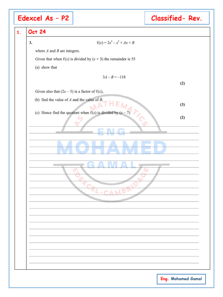 Edexcel As P2 Revision Notes Pdf