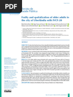 Rockwood Clinical Frailty Scale | PDF | Science & Mathematics