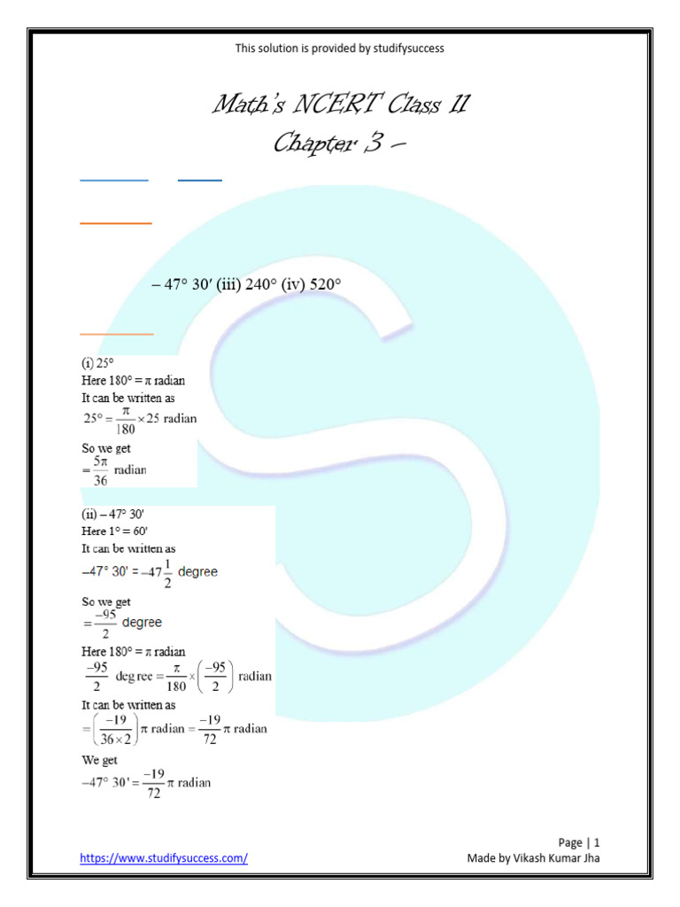 Trigonometry visual data 5