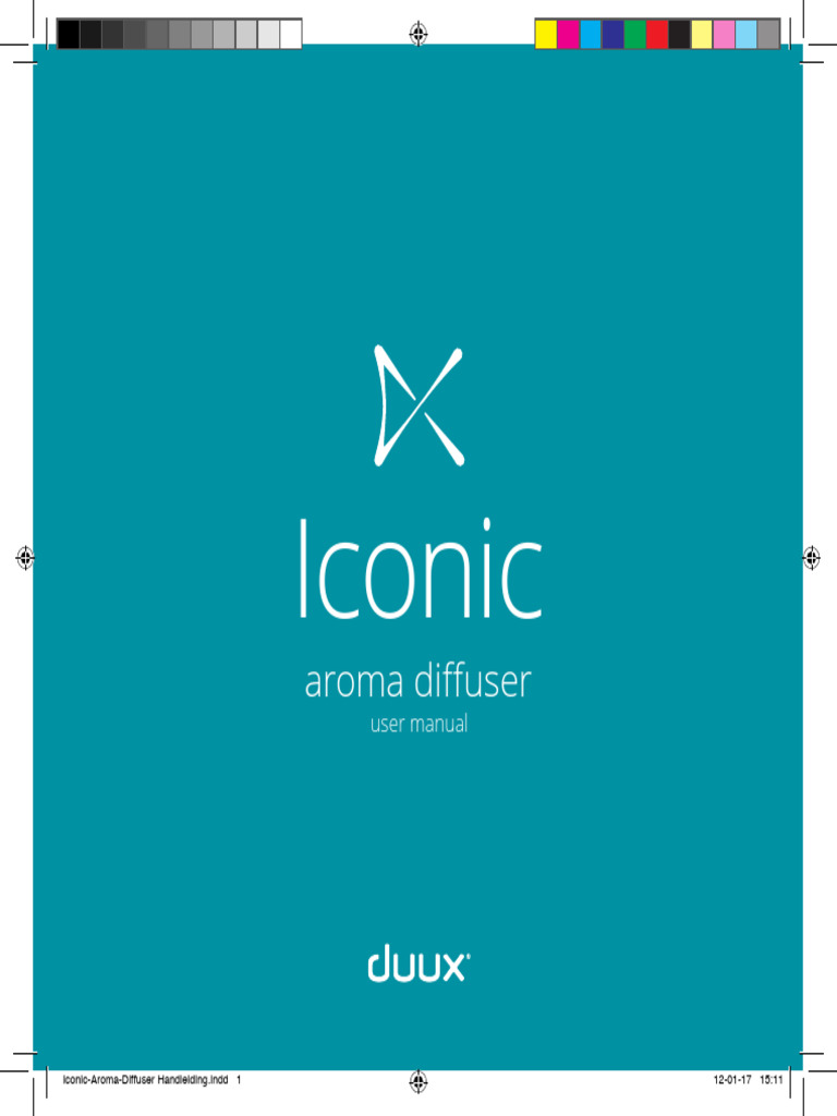 Iconic Aroma Diffuser Handleiding | PDF | Water | Manufactured Goods