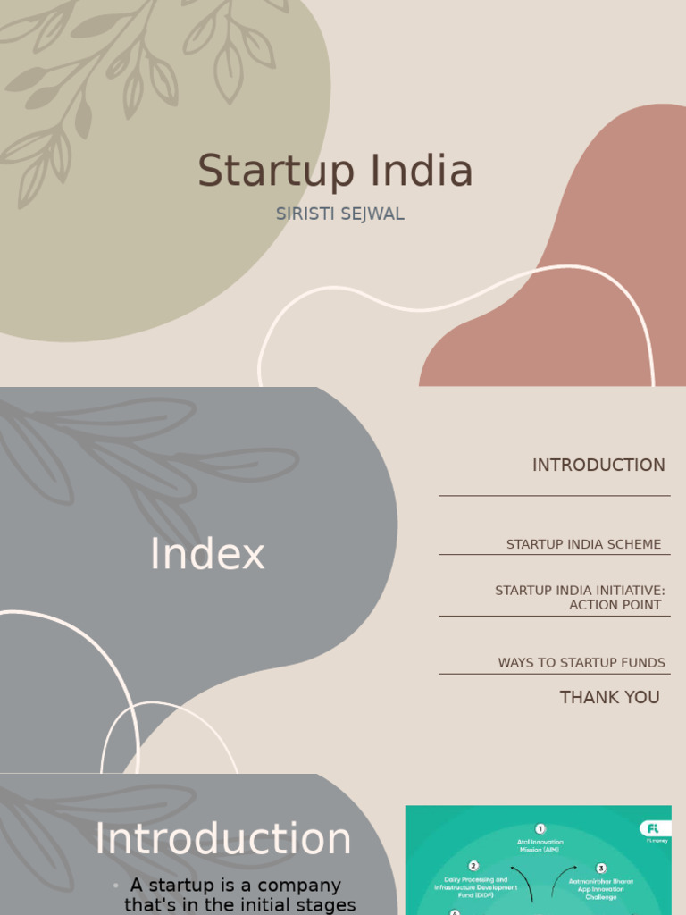 Presentation | PDF | Startup Company | Small Business & Entrepreneurs