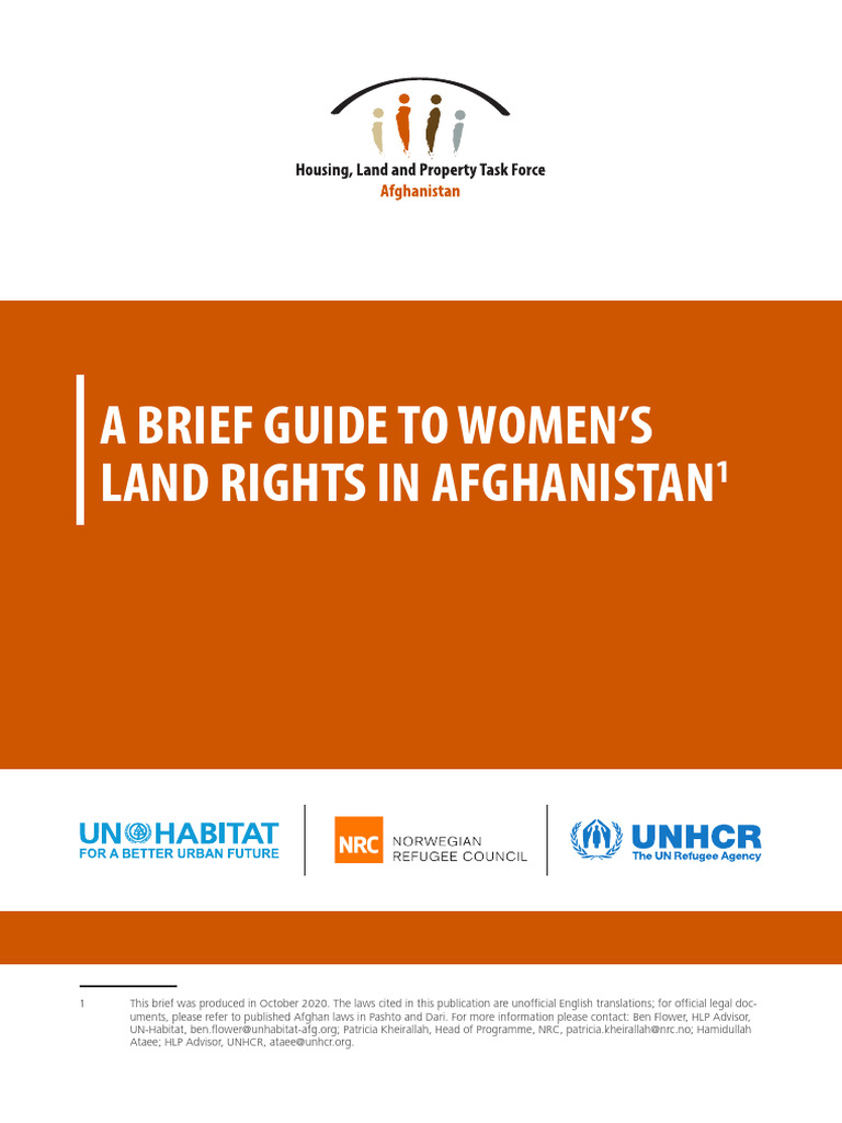 HLP TF - Brief On Women Land Rights | PDF | Marriage | Property