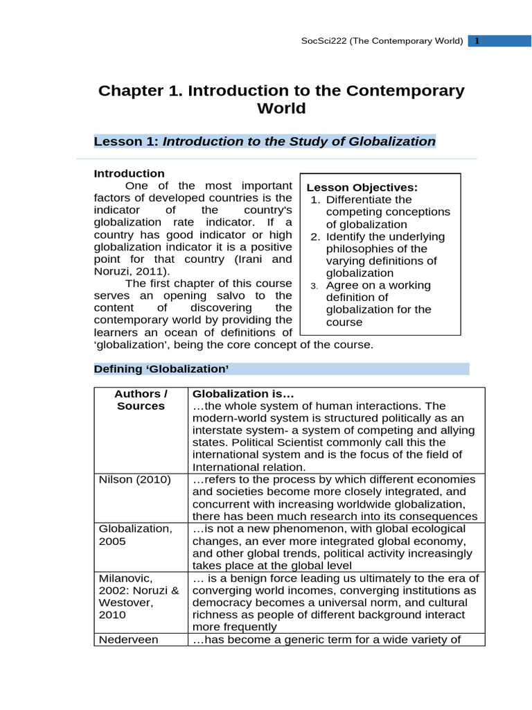 Understanding Globalization Concepts | PDF | Balance Of Payments ...