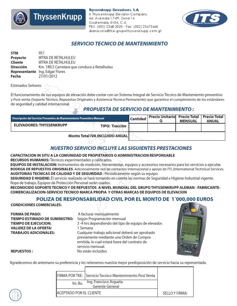 Thyssenkrupp Elevator Manual Pdf