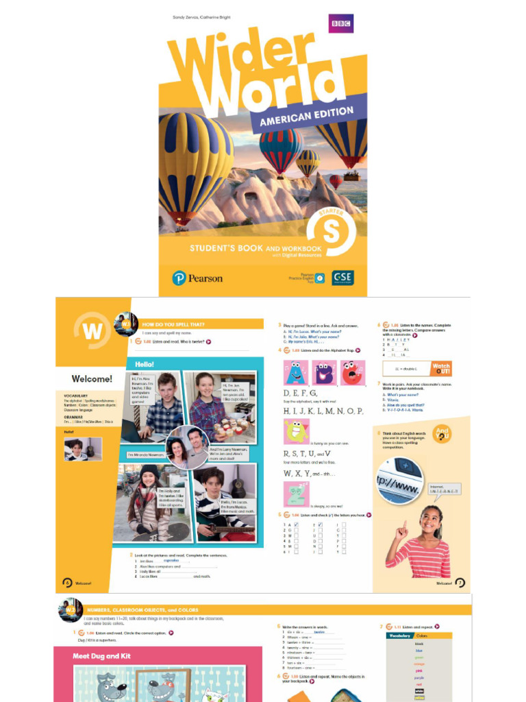 Wider World Starter - Units 1-2 | PDF
