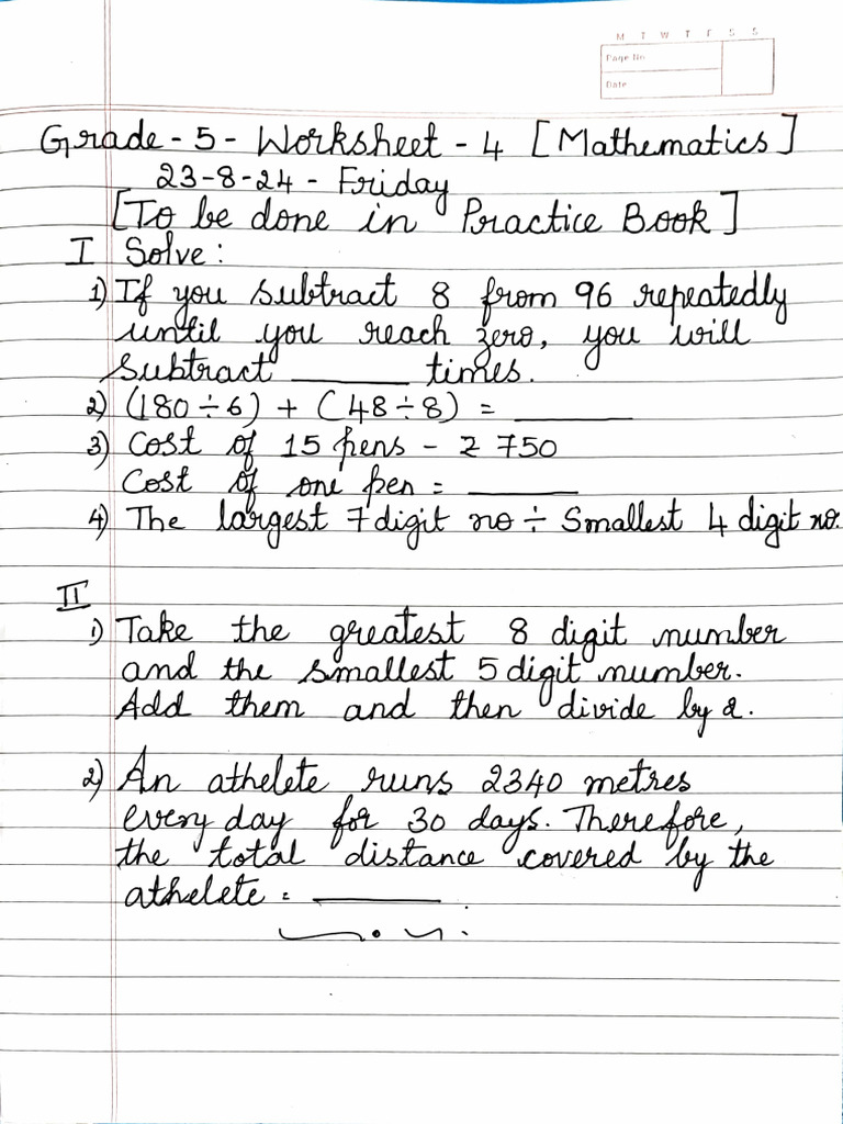Largest 8-Digit Number Challenge | PDF