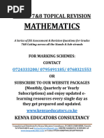 Grade 8 Mathematics Notes PDF | PDF | Education Reform | Mathematics
