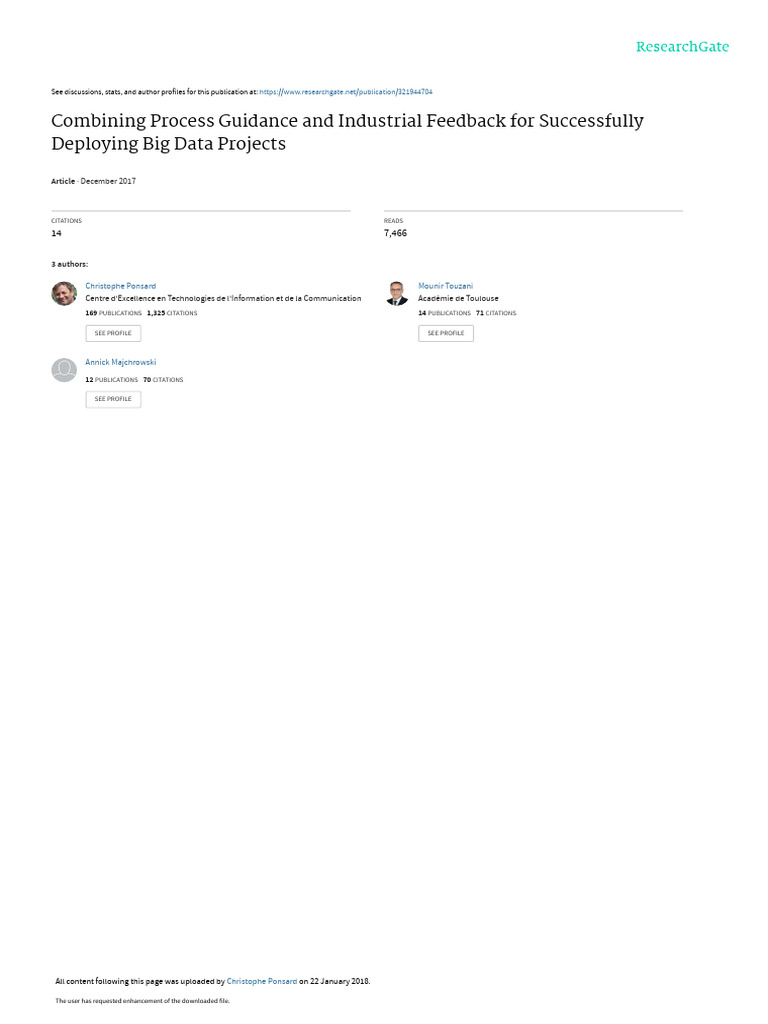 Big Data Project Success Strategies | PDF | Agile Software Development ...