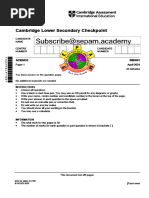 April 2024 Science P1 Pdf