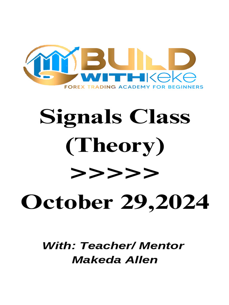 Signals Class (Theory) PDF | PDF | Foreign Exchange Market | Gold As An ...