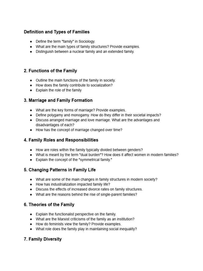Understanding Family Structures and Roles | PDF